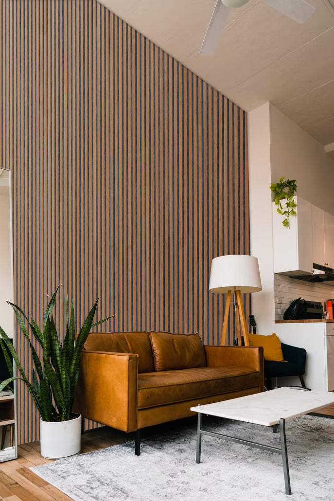 Bring Nature Indoors with Slat Wood Wall Panels