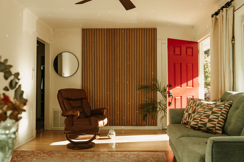 Adding Elegance to Your Home with Slatted Wood Panels